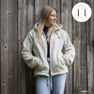 Wolljacke Modell Jomax Naturhellgrau